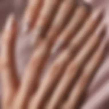 Elegant Designs for Almond Stiletto Nails Elegant almond stiletto nails with intricate designs