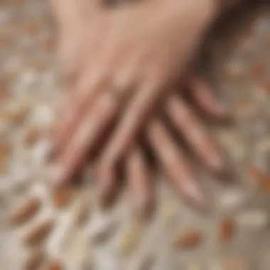 Stylish Display of Almond Stiletto Nail Art A stylish display of different almond stiletto nail art