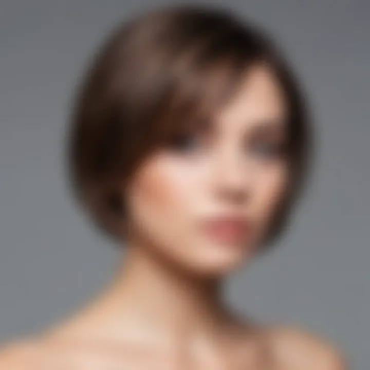 A color palette displaying complementary shades suitable for short hair highlights.