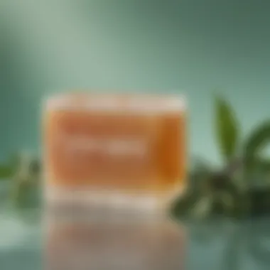 An elegant display of natural ingredients used in soap production