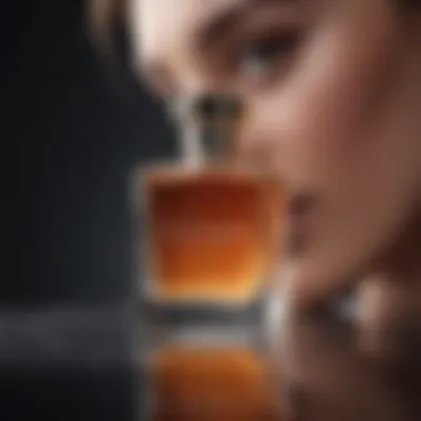 Sophisticated EDP Presentation Elegant EDP bottle showcasing sophistication and style