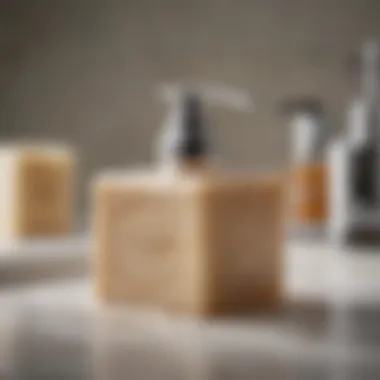 Soap being used for cleaning household surfaces