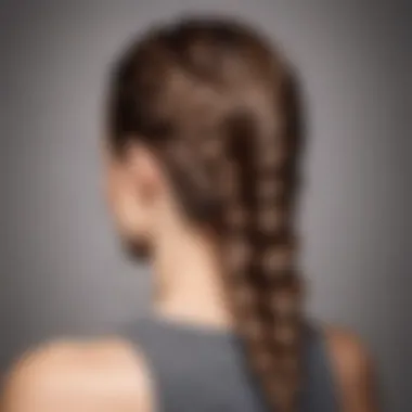 Braid hairstyle suitable for work and leisure