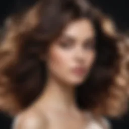 Lush hair demonstrating volume and texture