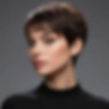 Textured short cut for fine hair