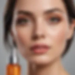 L'Oréal Paris C Vitamin Serum application