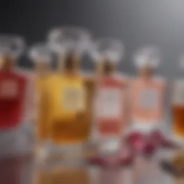 A selection of diverse perfumes representing cultural nuances