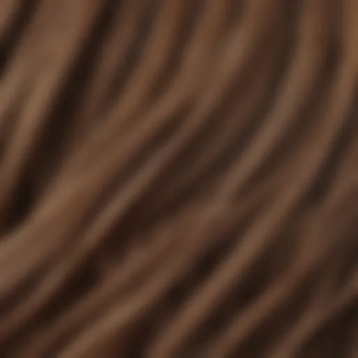 Close-up of healthy hair strands