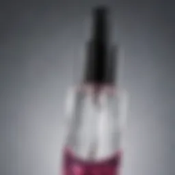 Close-up of a serum dropper