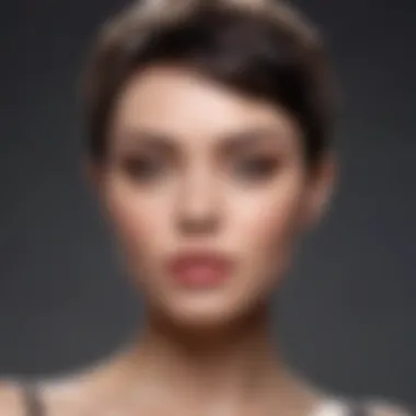 Elegant Pixie Cut Elegant pixie cut with dramatic flair