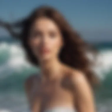 Flowing Long Waves A confident individual with flowing long waves