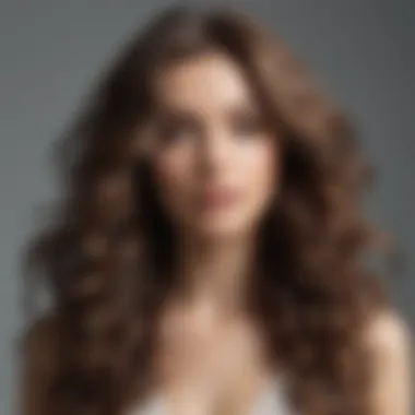 Stylish Long Wavy Hairstyle Stylish long wavy hairstyle showcasing elegant waves